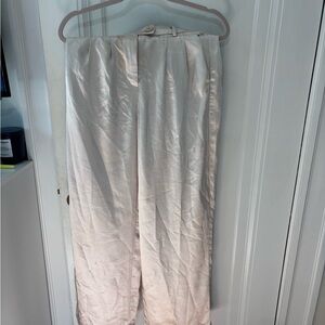 Princess Polly Cream Satin Trousers